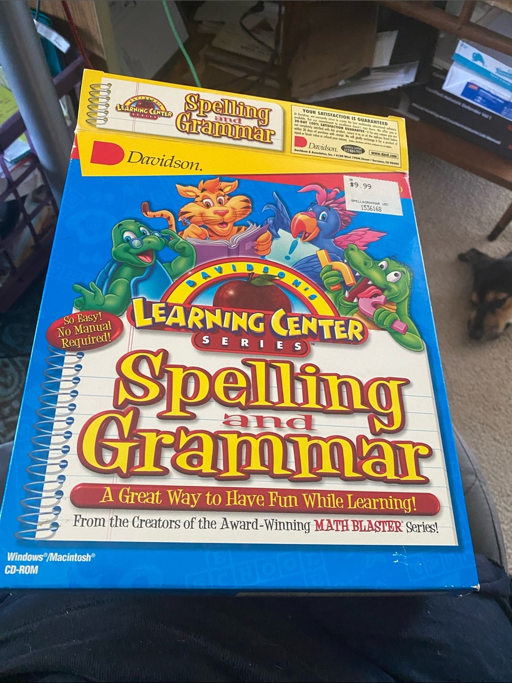 Davidson Learning Center Spelling and Grammar CD-ROM - Bright Blue Cover